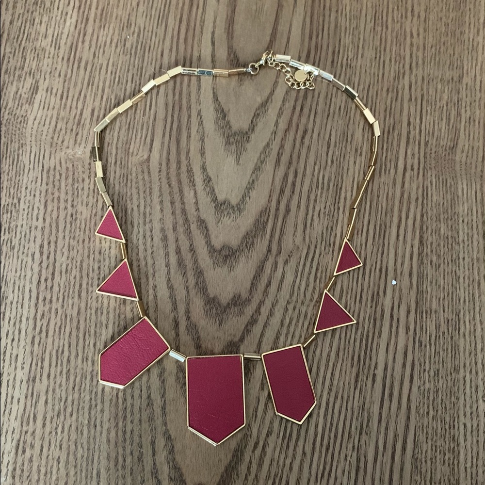House of Harlow red statement necklace